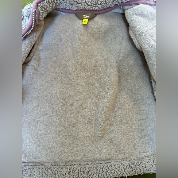 Rumi + Ryder Purple Fleece-Lined Sherpa Jacket Size 6-7 - Picture 6 of 6